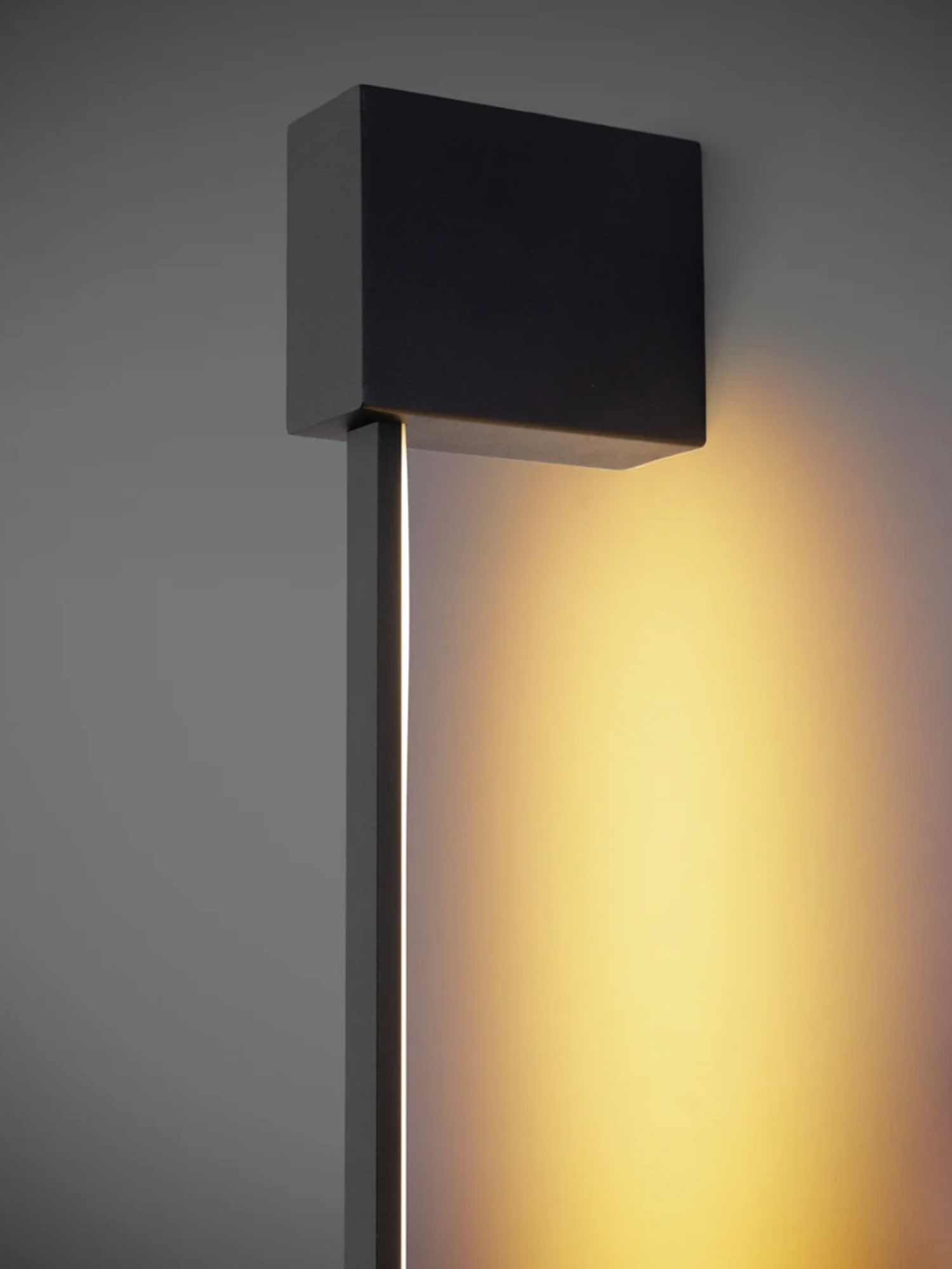 Lines Square Black - Wall Lamp